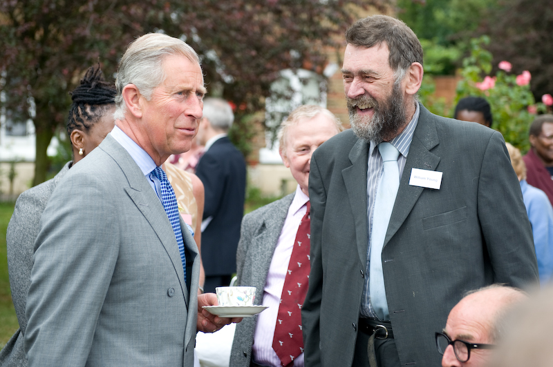 HRH The Prince of Wales meets residents